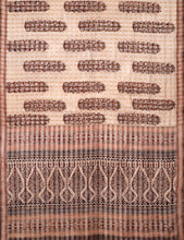 Load image into Gallery viewer, Natural Dye Block Print Silk Sari - Creative Bee