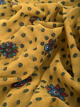 Load image into Gallery viewer, Natural Dye Hand-Painted Kalamkari Cotton Sari