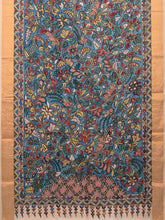 Load image into Gallery viewer, Natural Dye Hand-Painted Kalamkari Silk Sari