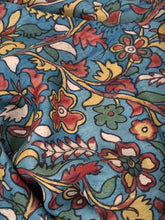 Load image into Gallery viewer, Natural Dye Hand-Painted Kalamkari Silk Sari