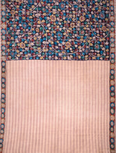 Load image into Gallery viewer, Natural Dye Hand-Painted Kalamkari Silk Sari - Creative Bee