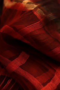 Natural Dye Shibori Filature Silk Stole - Creative Bee